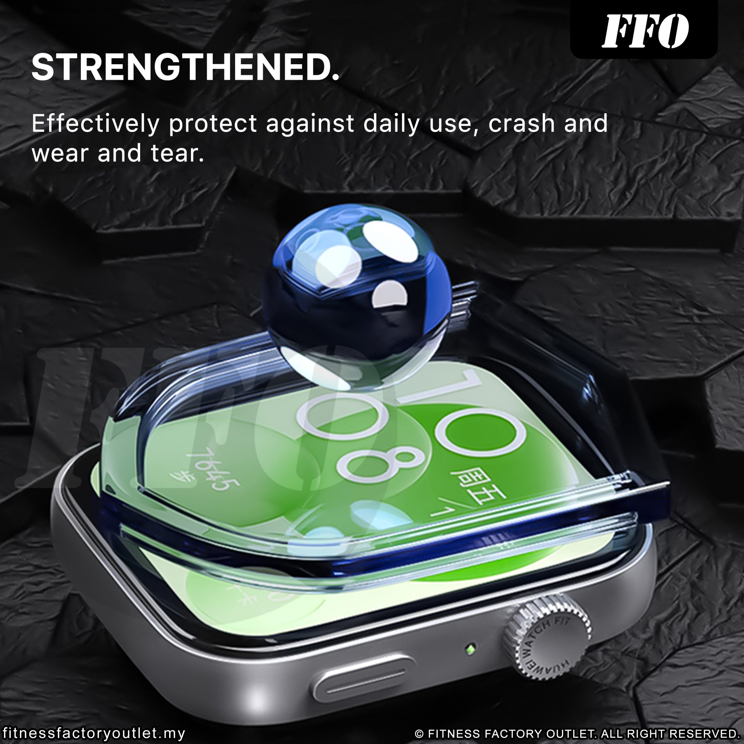 Huawei Watch Fit 3 Screen Protector Top Quality Easy Install Auto Alignment Full Screen Cover